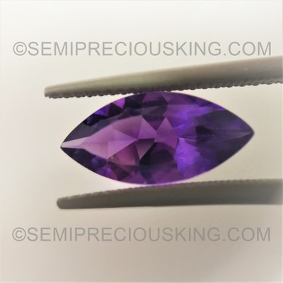 Natural Amethyst African Marquise Facet Cut 14X7mm Grape Purple Color VS Clarity Loose Gemstone