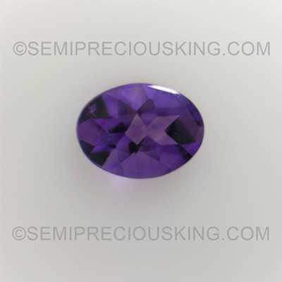 Genuine Amethyst African 8X6 mm Oval Buff top Cut Very Good Quality Grape Purple Color Loose Gems