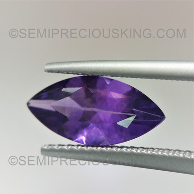 Natural Amethyst African Marquise Facet Cut 12X6mm Indigo Purple Color VVS Clarity Loose Gemstone