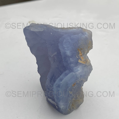 Blue Chalcedony Natural Rough 175.72 Carats Uncut AAAA Quality 34x30 mm Gemstone Rocks