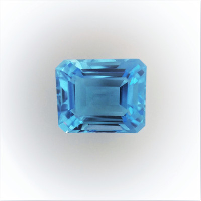 Natural Topaz Octagon Step Cut 11X9mm Swiss Blue Color VVS Clarity Loose Gems