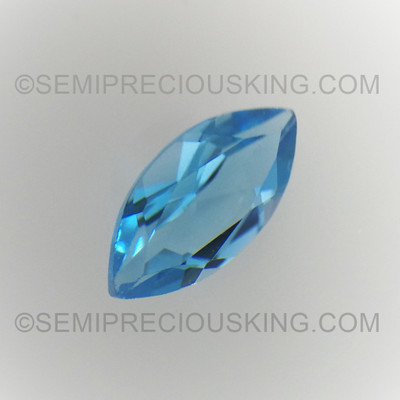 Natural Topaz Marquise Step Cut 8X4mm Swiss Blue Color VVS Clarity Loose Gemstone