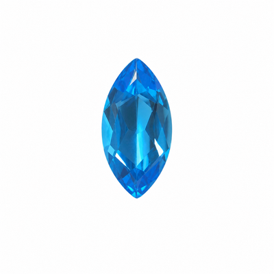 Natural Topaz Marquise Facet Cut 18X9mm Royal Swiss Blue Color FL Clarity Loose Gemstone