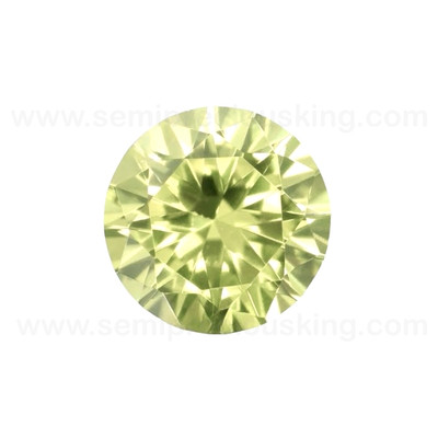 Apple Green Cubic Zirconia Round 2 mm Brilliant Diamond Facet Cut AAAA Excellent Quality CZ Loose stones