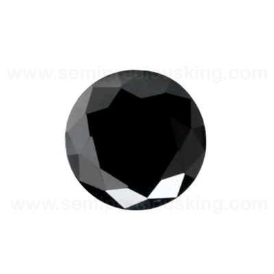 Black Cubic Zirconia Round 2 mm Brilliant Diamond Facet Cut AAAA Excellent Quality CZ Loose stones