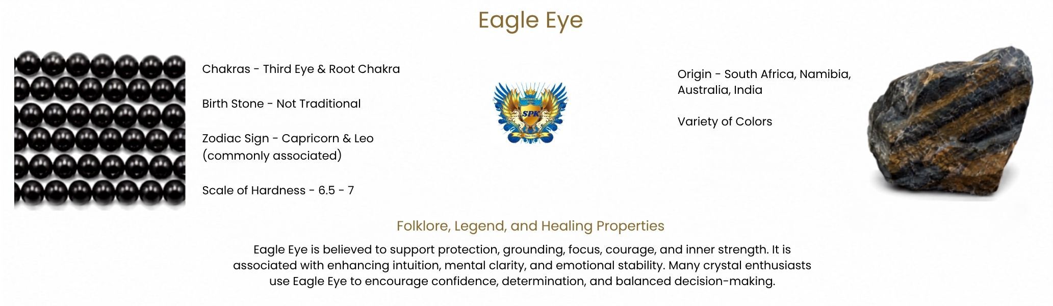Eagle eye beads