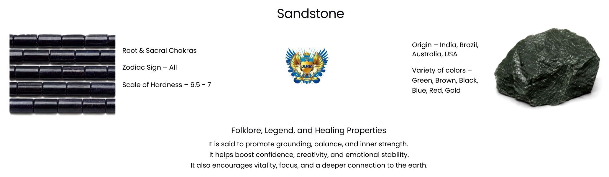 Sandstone beads