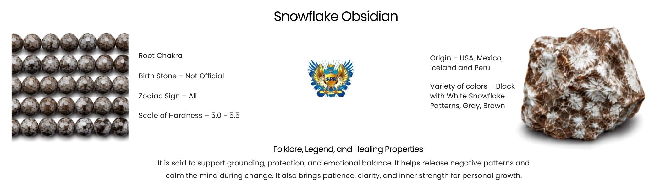 Snowflake beads