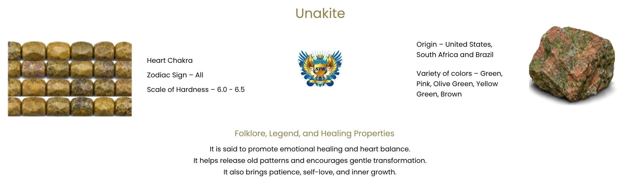 Unakite Beads