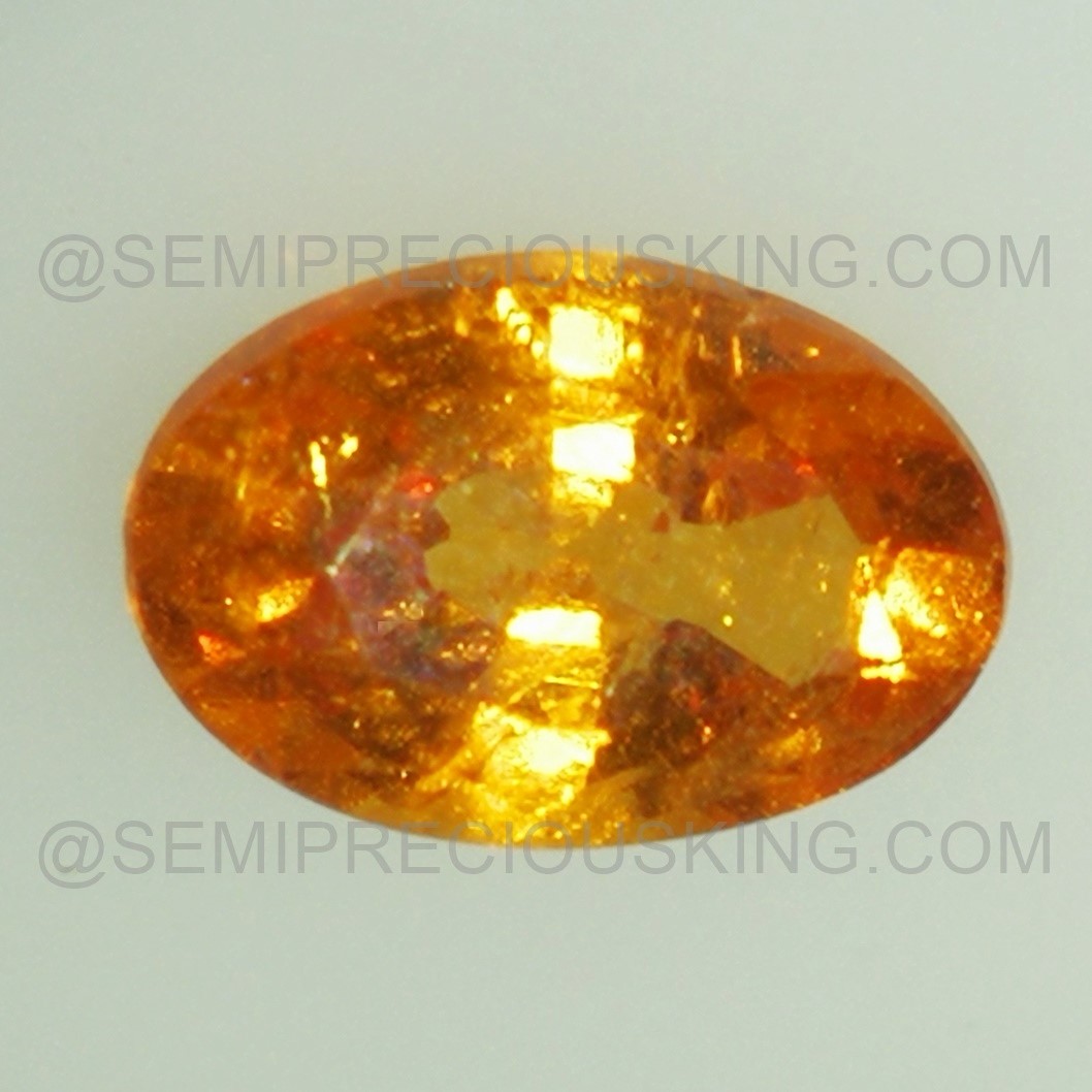 Tumbled Gemstone Crystal 3-5MM Natural Bulk Orange Garnet 230g Spessartite 
