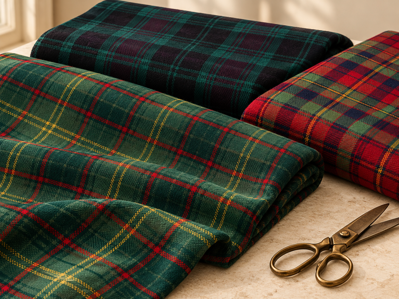 Irish Tartan Fabrics