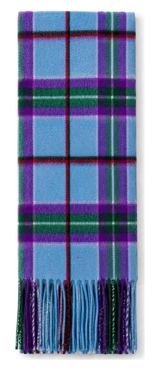 Cashmere Clan Scarf World Peace Tartan