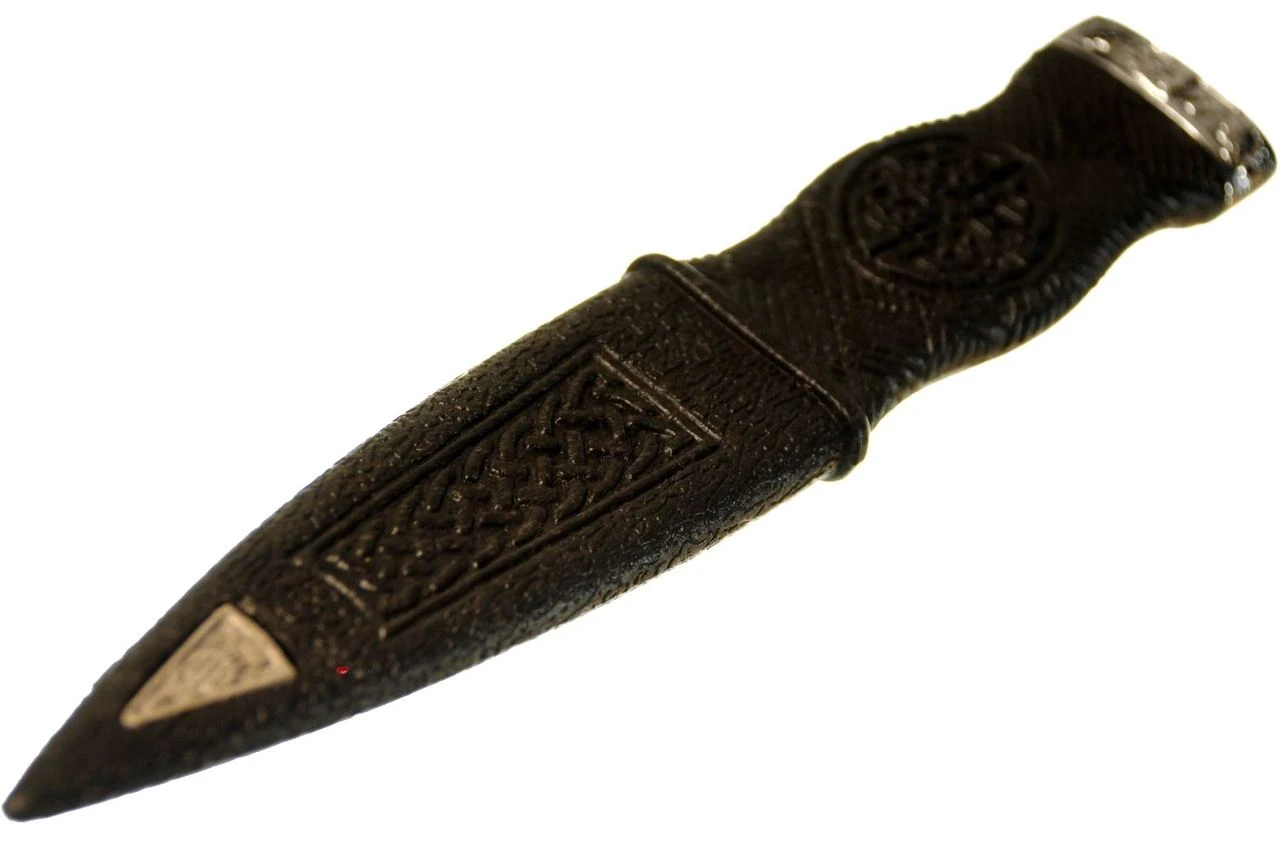 Metal Top Dummy Sgian Dubh For Traditional Scottish Dress