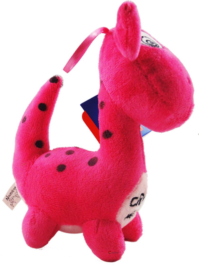 6.5 Inch Greeen Happy Nessie Childrens Cute Pink Soft Toy Crazy Ness