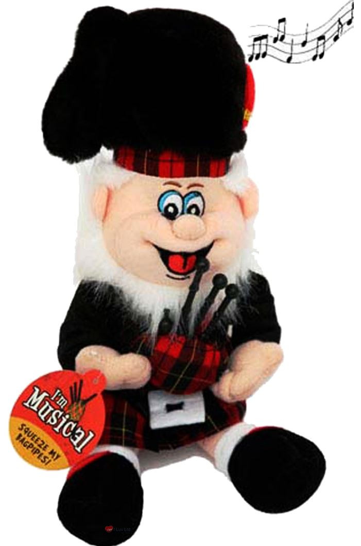 Fun Cute Musical Piper Soft Toy for Children Plays a Real Tune