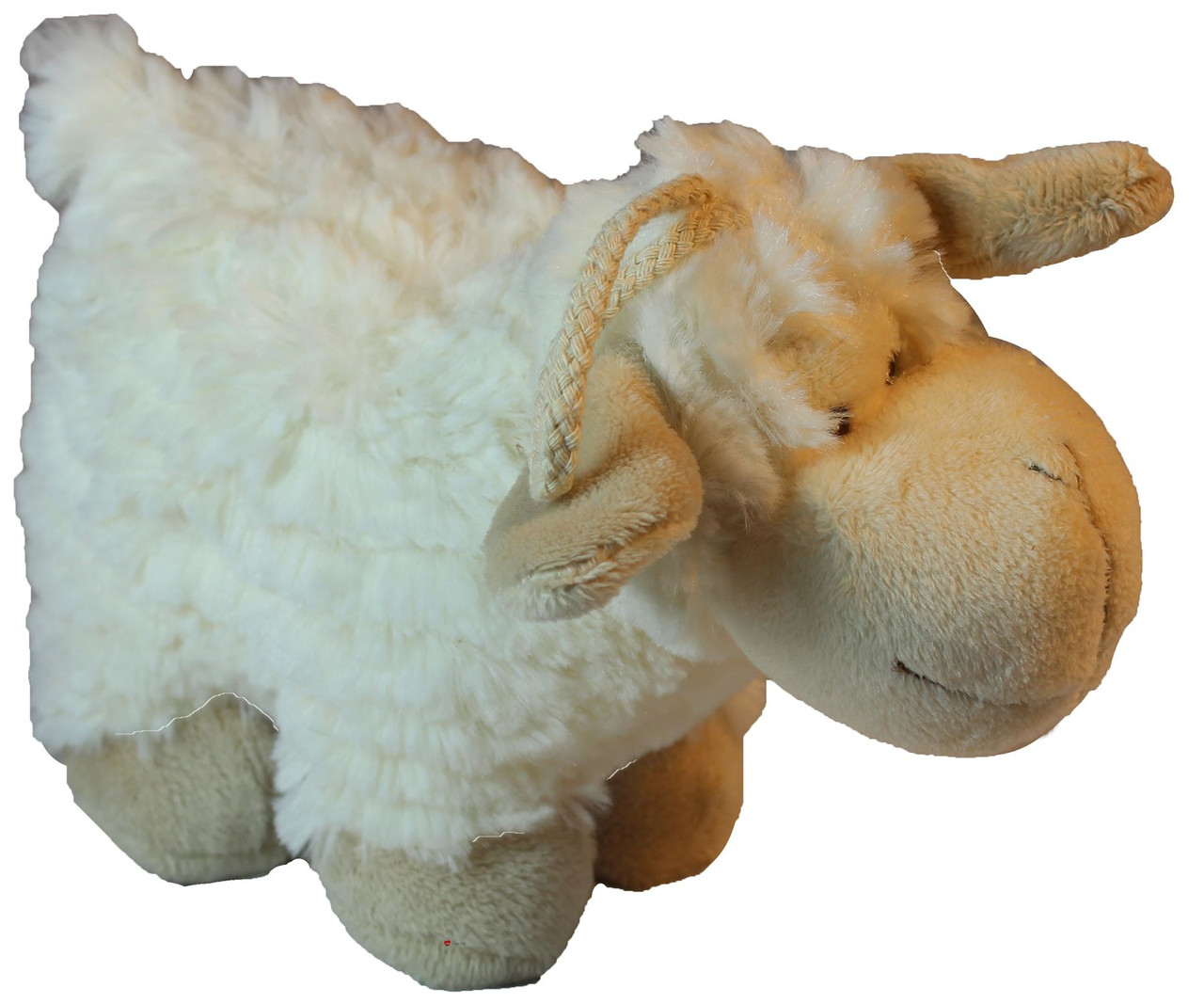 Cute Fluffy White Standing Sheep Soft Toy for Children Adorable Sheep Toy