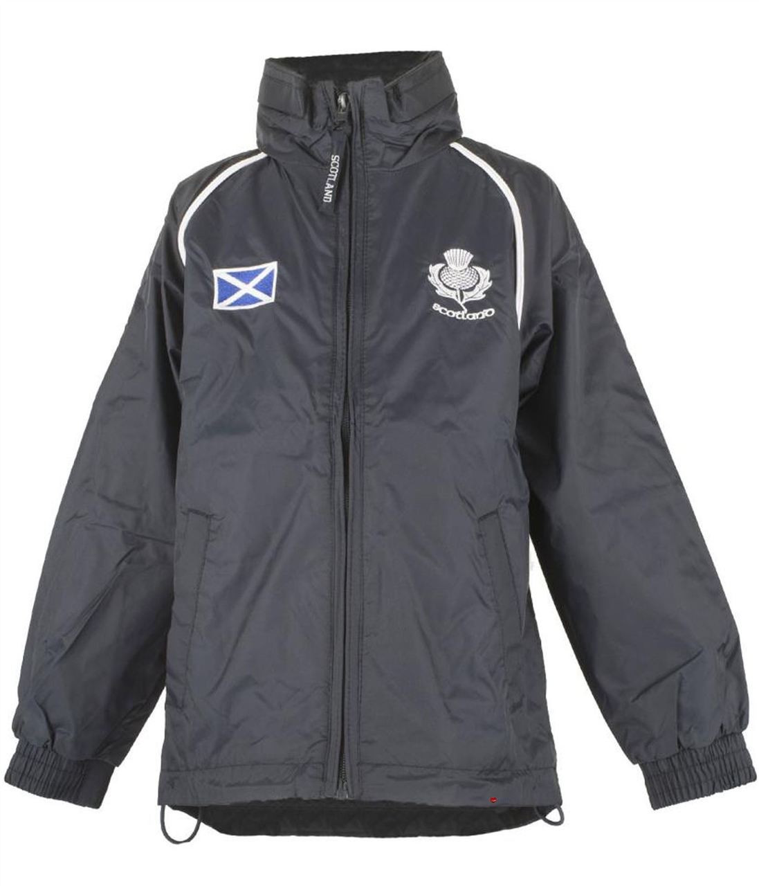 Kids Scotland Windbreaker Jacket Navy