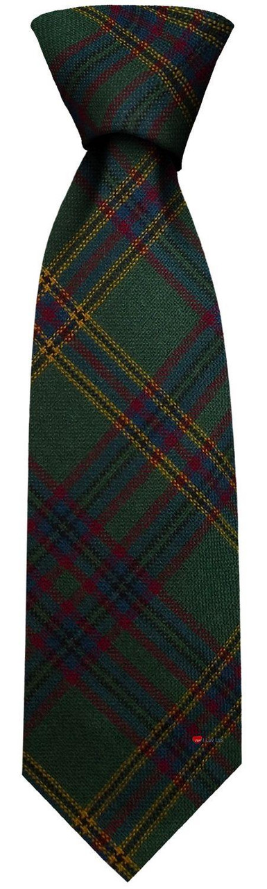 Mens Irish Wool Neck Tie in Ireland County Weastmeath Tartan