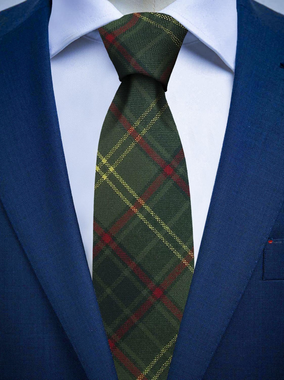 Mens Irish Wool Neck Tie in Ireland County Armagh Tartan
