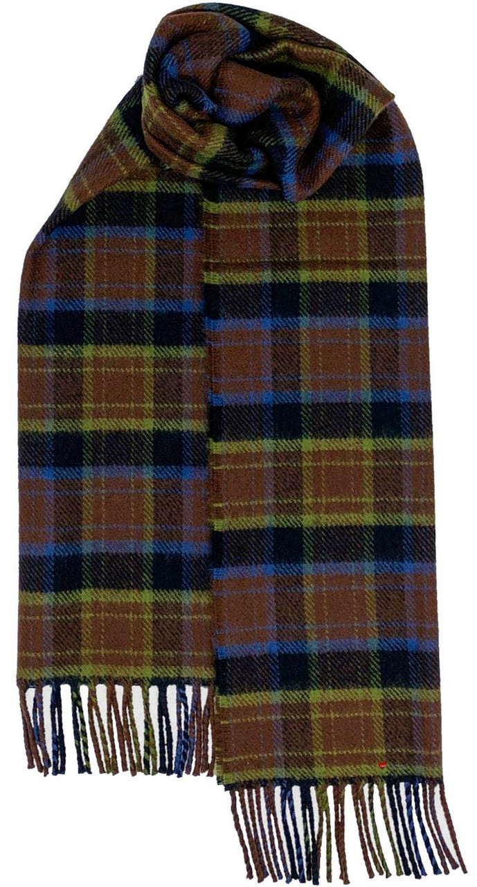 Mens Tie & Scarf Gift Set Irish County Laois Tartan Plaid