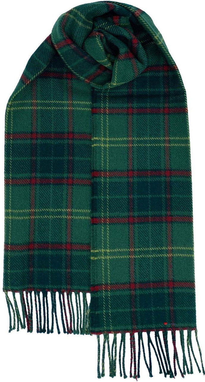 Mens Tie & Scarf Gift Set Irish County Armagh Tartan Plaid