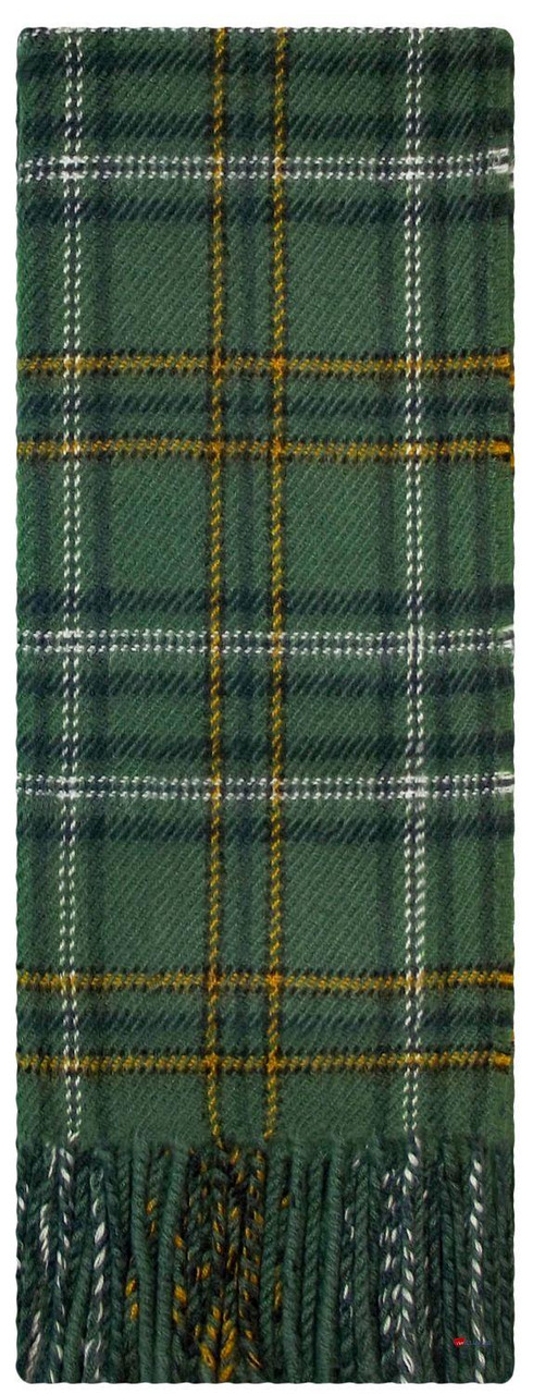 Irish Tartan Plaid Scarf County Wexford 100% Lambswool