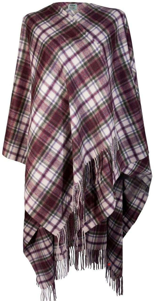 Ladies Luxurious Cashmere Cape in MacDuff Dress Tartan