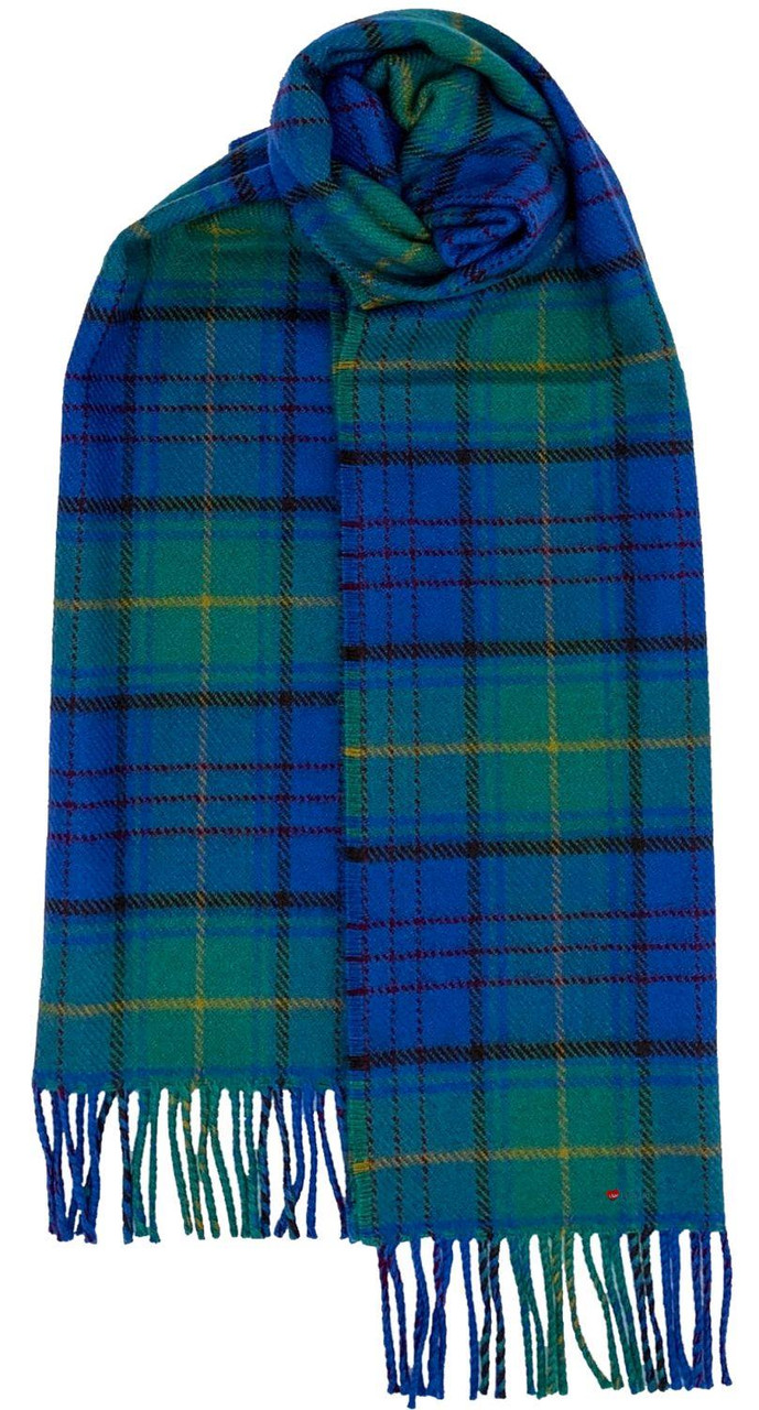 Irish Tartan Plaid Scarf County Donegal 100% Lambswool