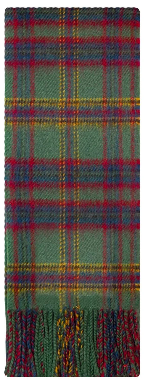 Irish Tartan Plaid Scarf County Weastmeath 100% Lambswool