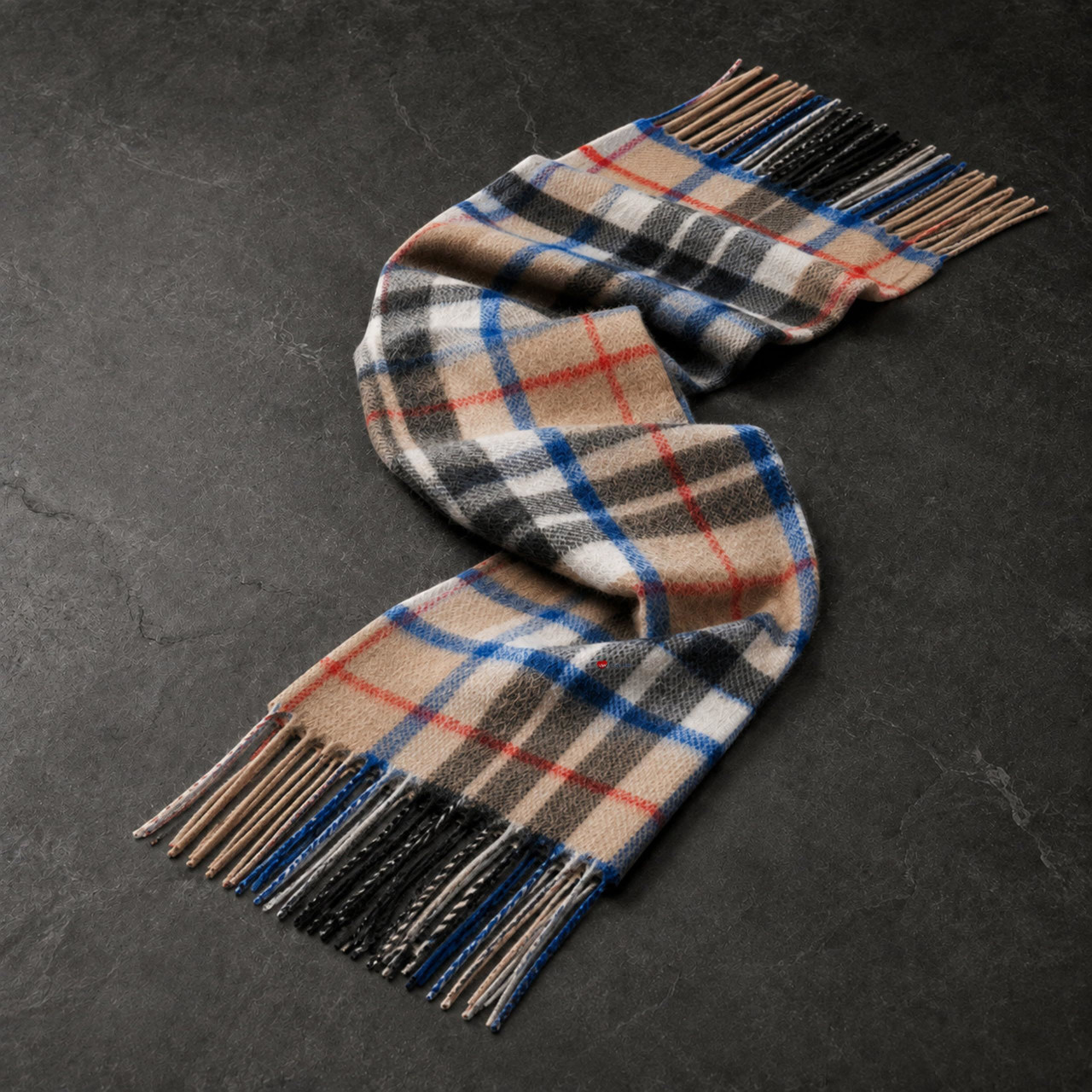 Cashmere Clan Scarf Thomson Camel