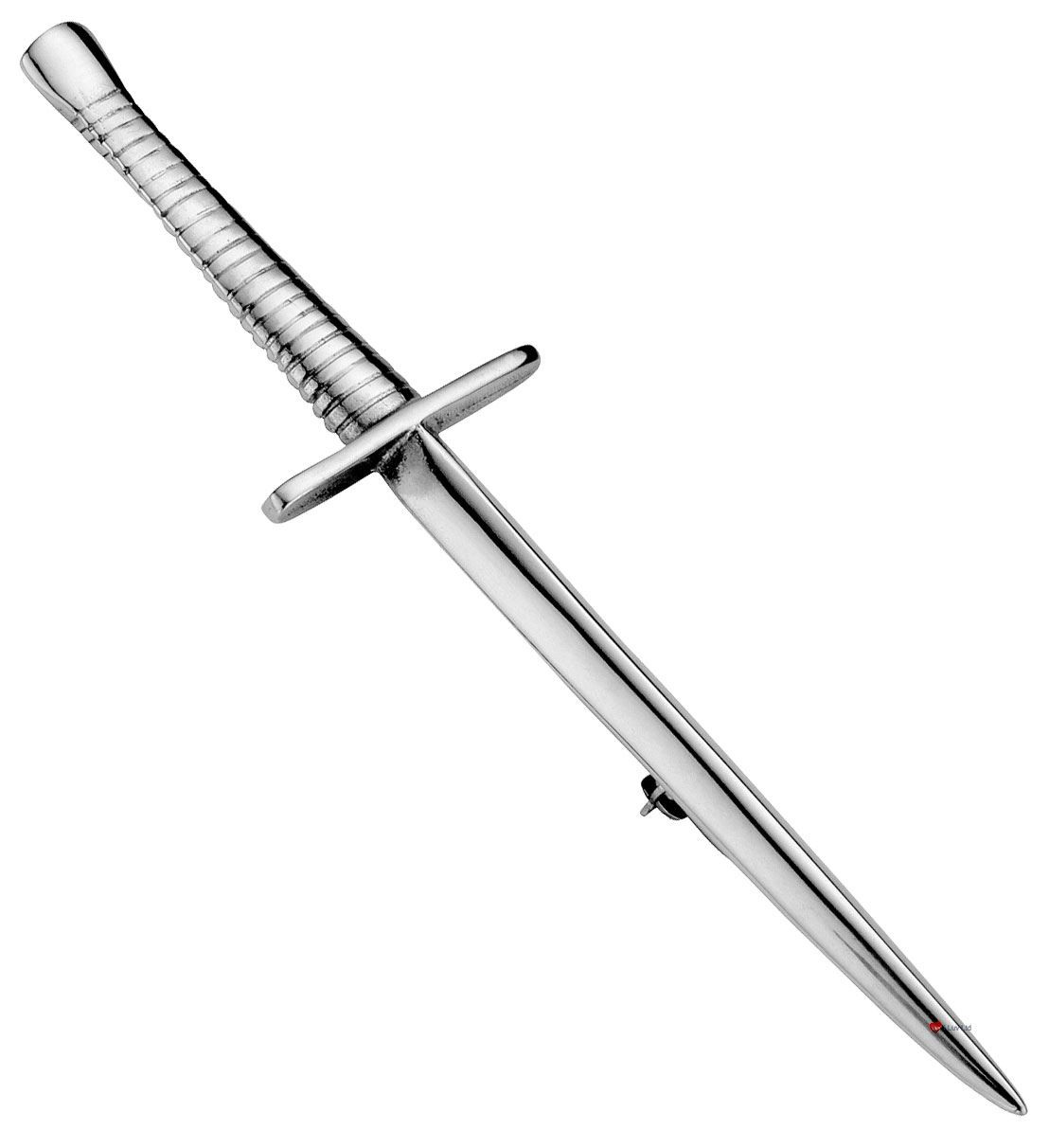 Commando Knife Kilt Pin in Hallmarked Sterling Silver - 85mm