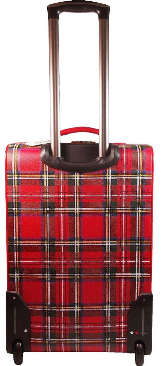 Small Tartan Luggage Trolley Bag with Wheels Bag Royal Stewart