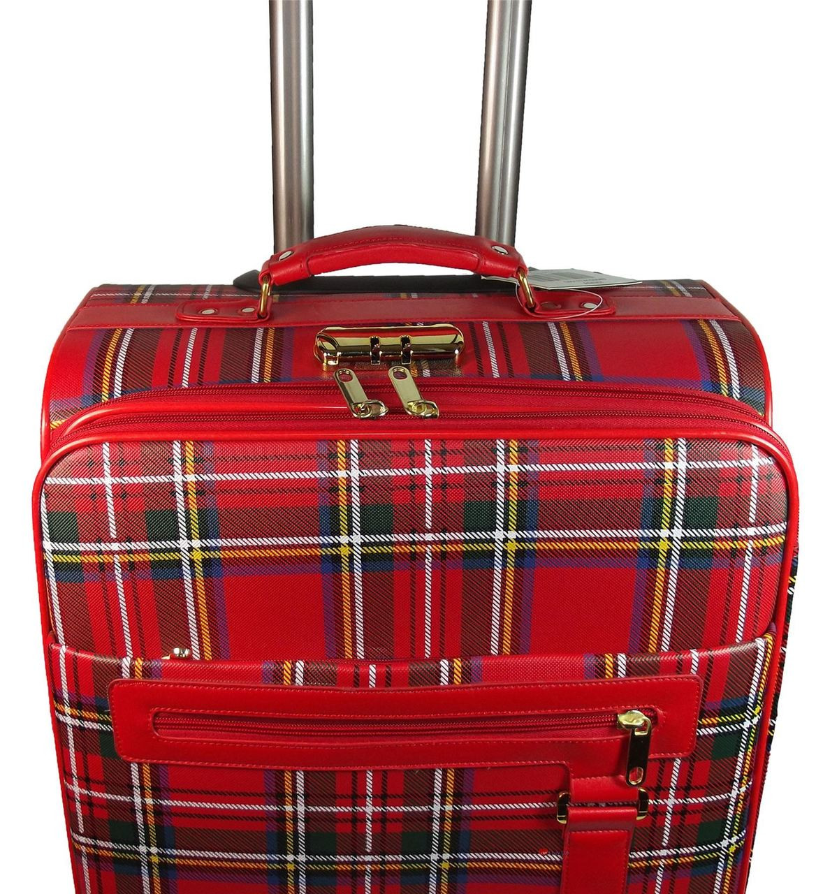 Small Tartan Luggage Trolley Bag with Wheels Bag Royal Stewart