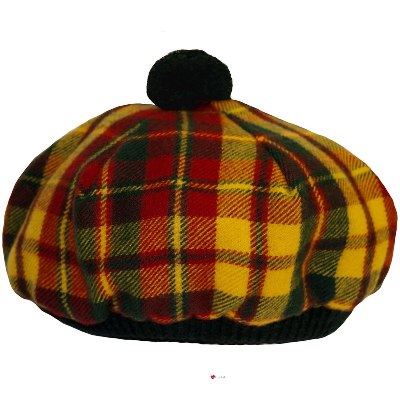 Tam O' Shanter Hat Strathearn Tartan Tammy Hat Lambswool
