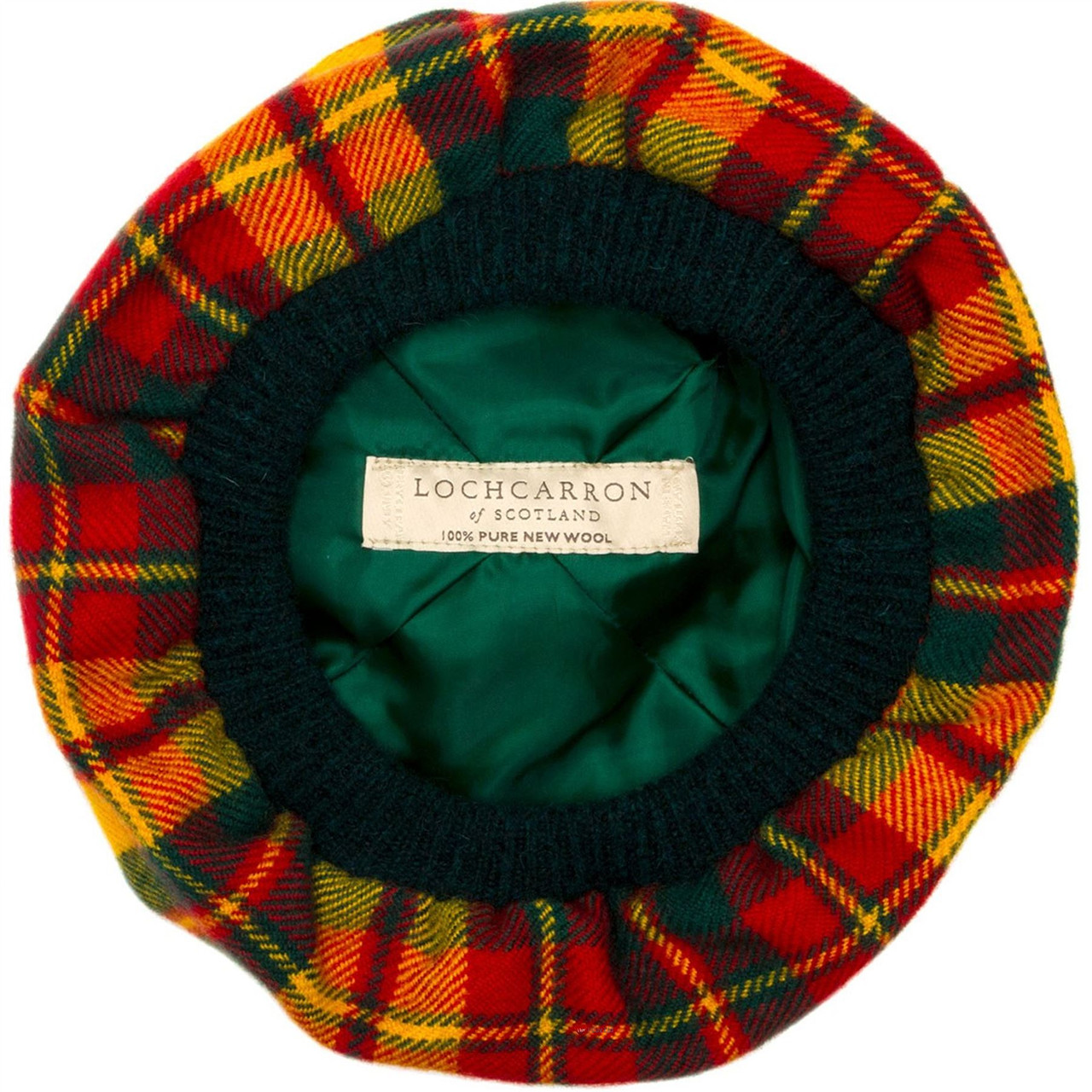 Tam O' Shanter Hat Strathearn Tartan Tammy Hat Lambswool