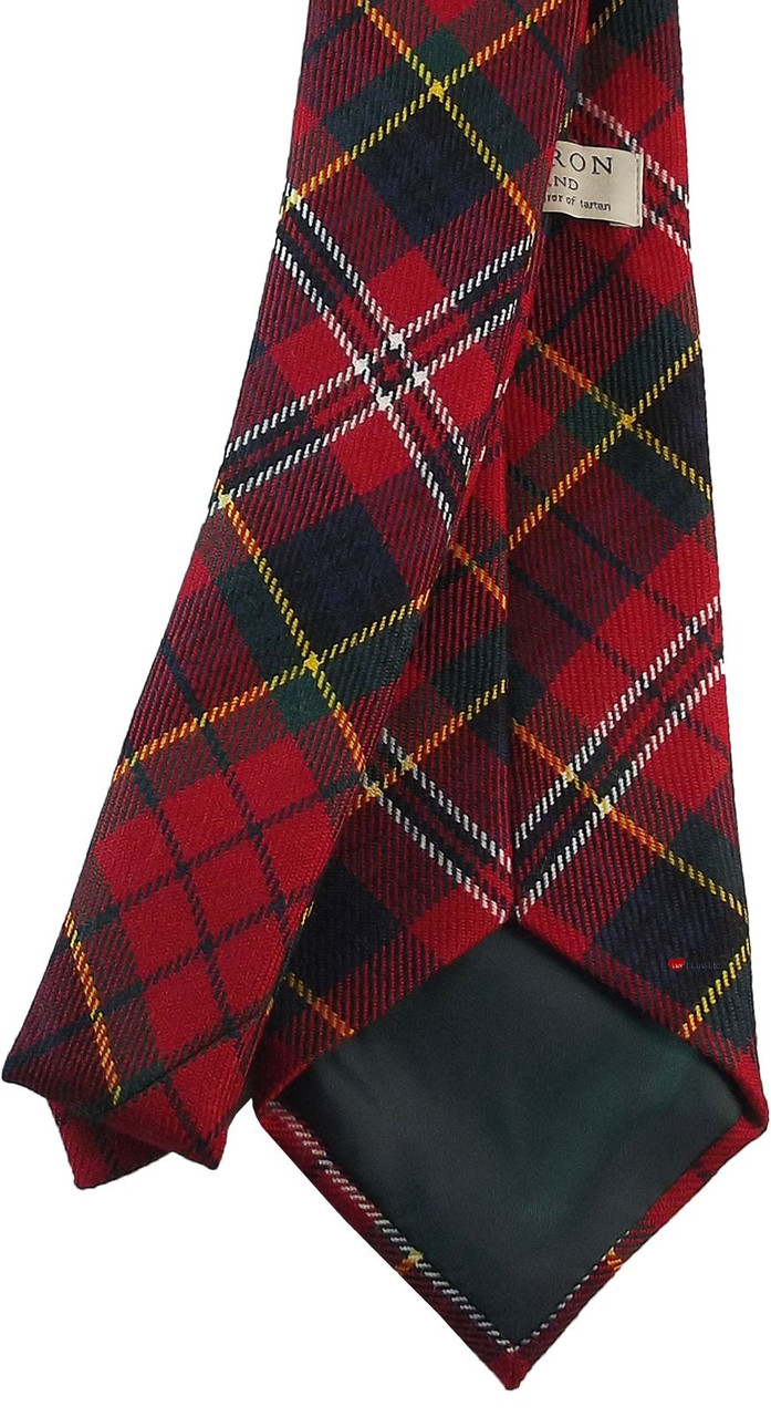 Mens Neck Tie MacPherson Modern Tartan Lightweight Scottish Clan Tie
