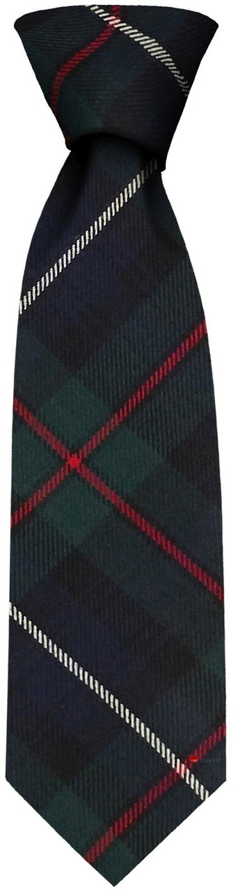 Mens Neck Tie Robertson Hunting Modern Tartan Lightweight Scottish Clan Tie