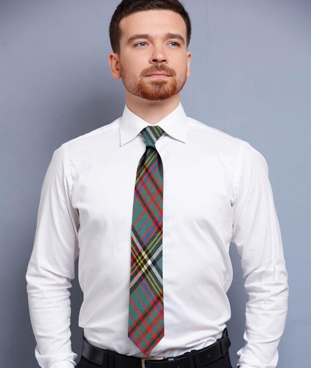 Mens Neck Tie Anderson Ancient Tartan Lightweight Scottish Clan Tie