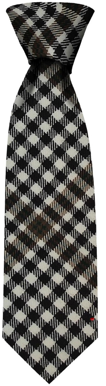 Mens Neck Tie Burns Check Tartan Lightweight Scottish Clan Tie