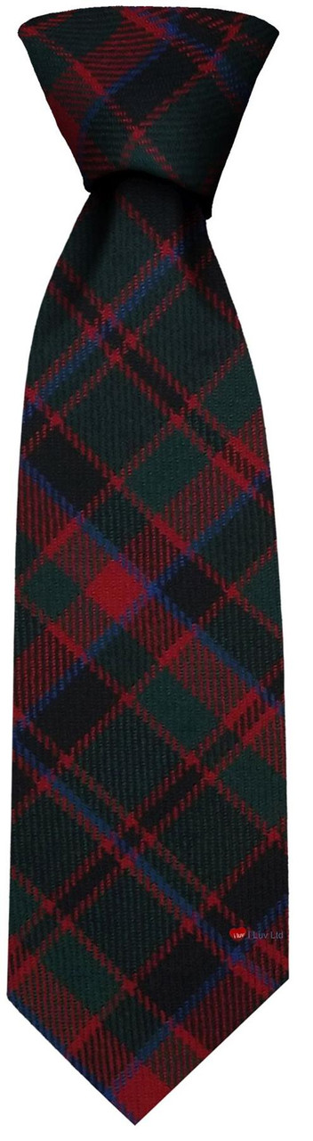 Mens Neck Tie Buchan Modern Tartan Lightweight Scottish Clan Tie