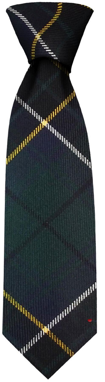 Mens Neck Tie MacAlpine Modern Tartan Lightweight Scottish Clan Tie