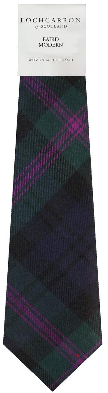 Mens Neck Tie Baird Modern Tartan Lightweight Scottish Clan Tie