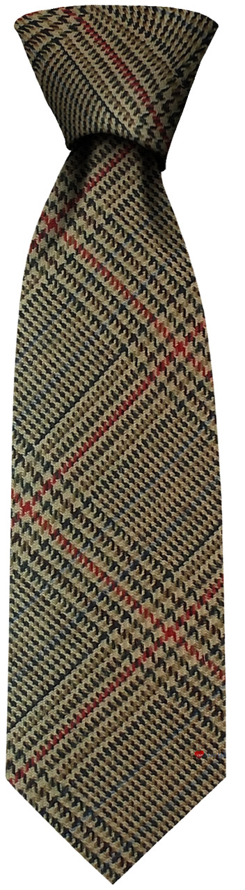Mens Neck Tie Minto Check Lightweight Scottish Clan Tie