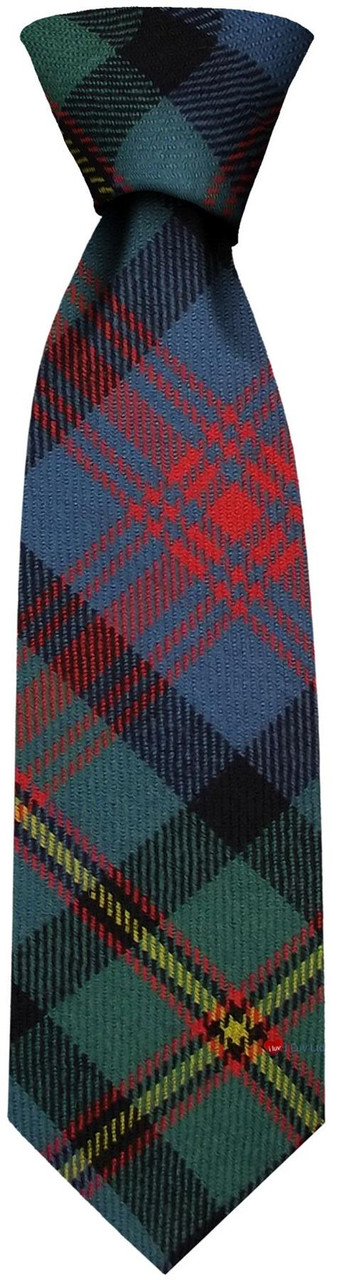 Mens Neck Tie MacLennan Ancient Tartan Lightweight Scottish Clan Tie