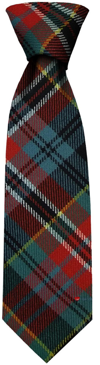 Mens Neck Tie Kidd Ancient Tartan Lightweight Scottish Clan Tie
