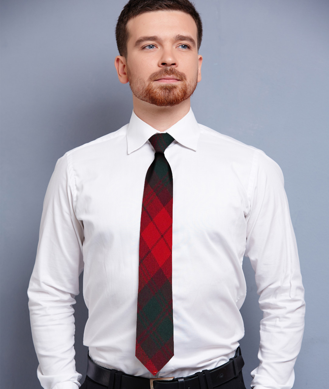 Mens Neck Tie MacNab Modern Tartan Lightweight Scottish Clan Tie