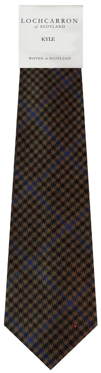 Mens Neck Tie Kyle Check Lightweight Scottish Clan Tie