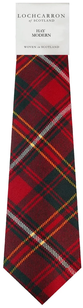 Mens Neck Tie Hay Modern Tartan Lightweight Scottish Clan Tie
