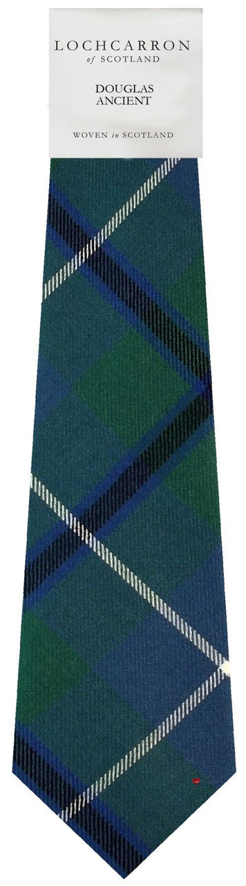 Mens Neck Tie Douglas Ancient Tartan Lightweight Scottish Clan Tie