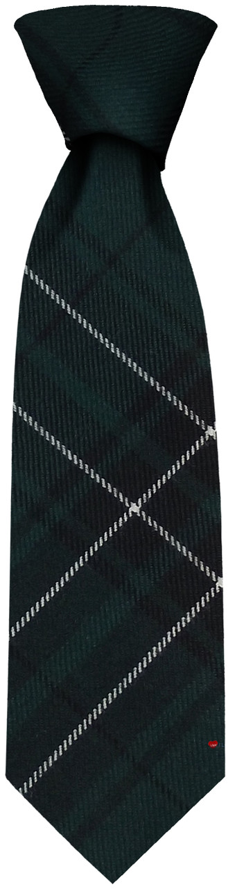 Mens Neck Tie MacLean Hunting Modern Tartan Lightweight Scottish Clan Tie